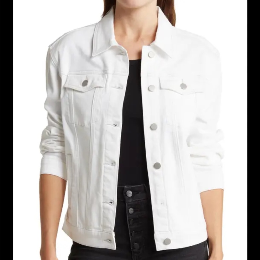 Joe’s white Jean jacket